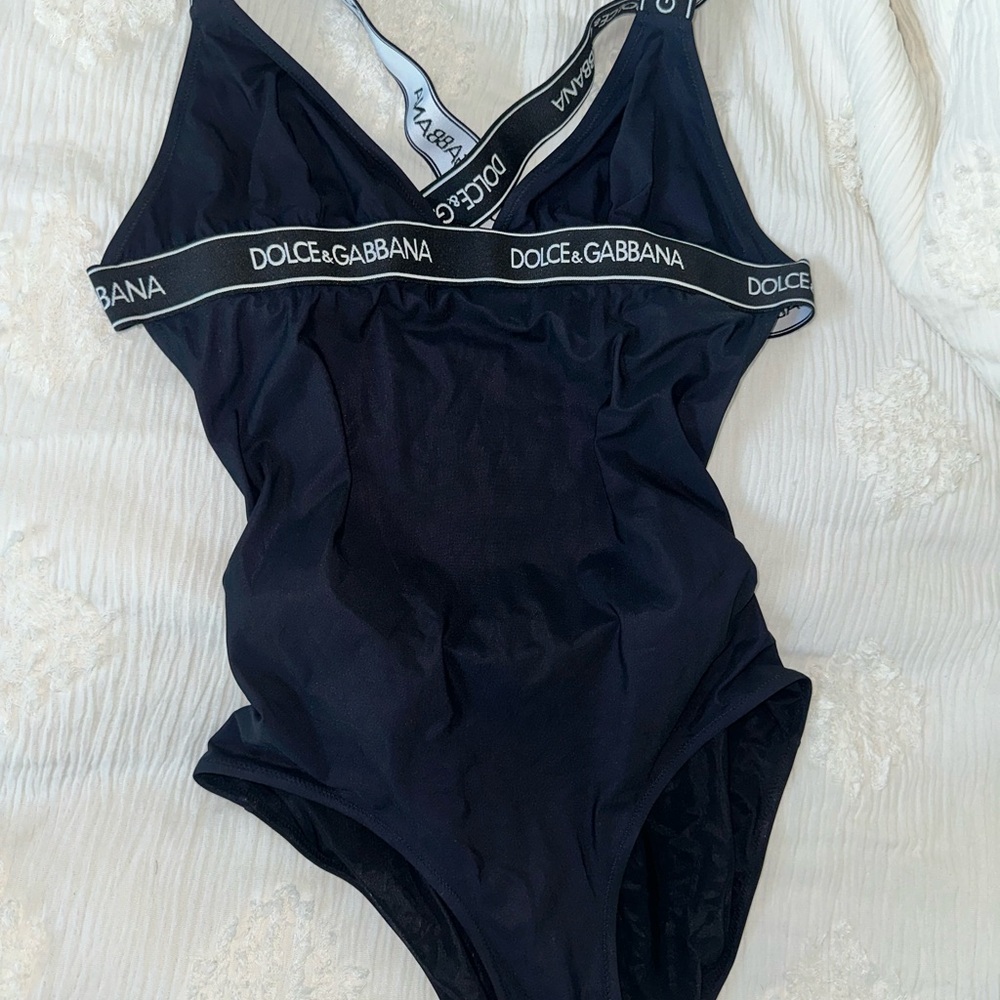 Dolce & Gabbana Women Black One Piece Swim